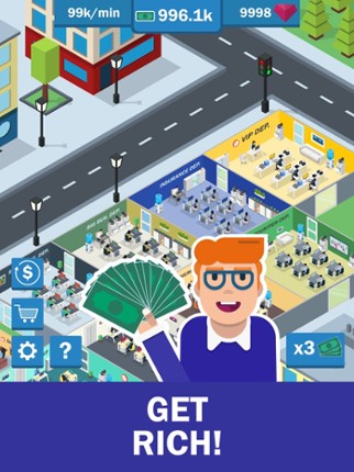 Idle Bank Office screenshot