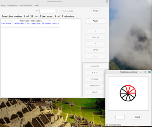 Jasna's Math Quiz screenshot