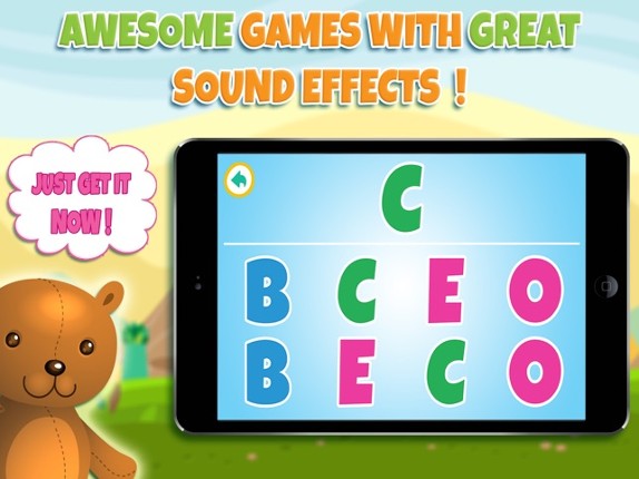 Learn alphabet and letter - ABC learning game for toddler kids &amp; preschool children Image