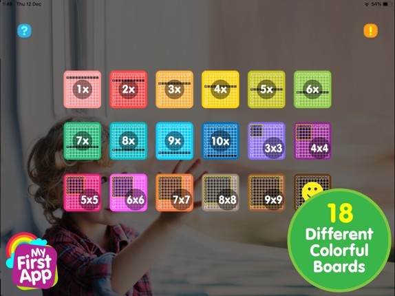 Multiplication table - AR game screenshot