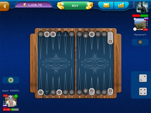 Online Backgammon LiveGames Image