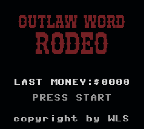 Outlaw Word Rodeo screenshot