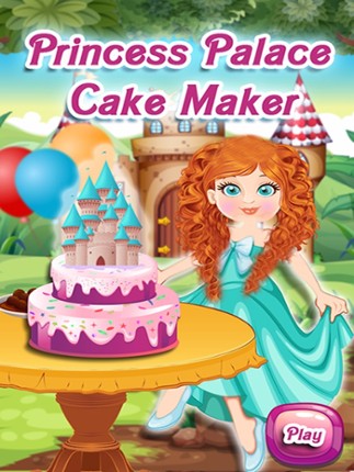 Princess Palace Cake maker - Bake a cake in this crazy chef parlour &amp; desserts cooking game screenshot