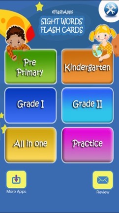 Sight Words - list of sightwords flash cards for kids in preschool to 2nd grade with practice questions Image