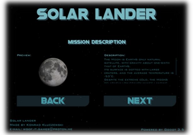Solar Lander screenshot