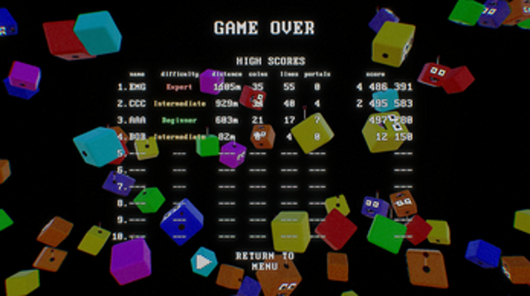 Tetromino Runner screenshot