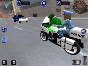 US Police Bike Transporter Sim Image