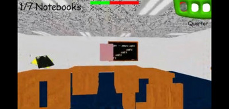 Baldi loves cats screenshot