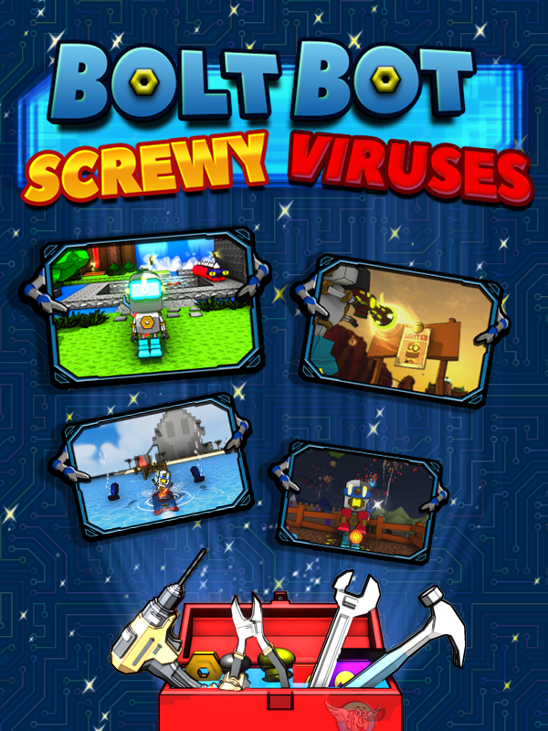 Games like Bolt Bot Screwy Viruses