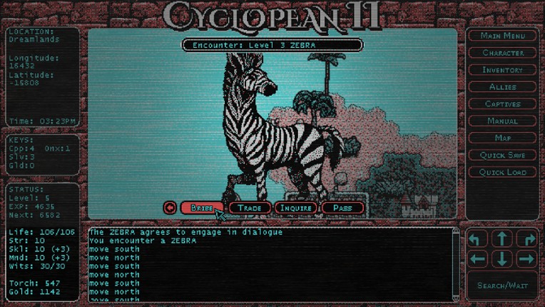Cyclopean II: The Dreamlands screenshot