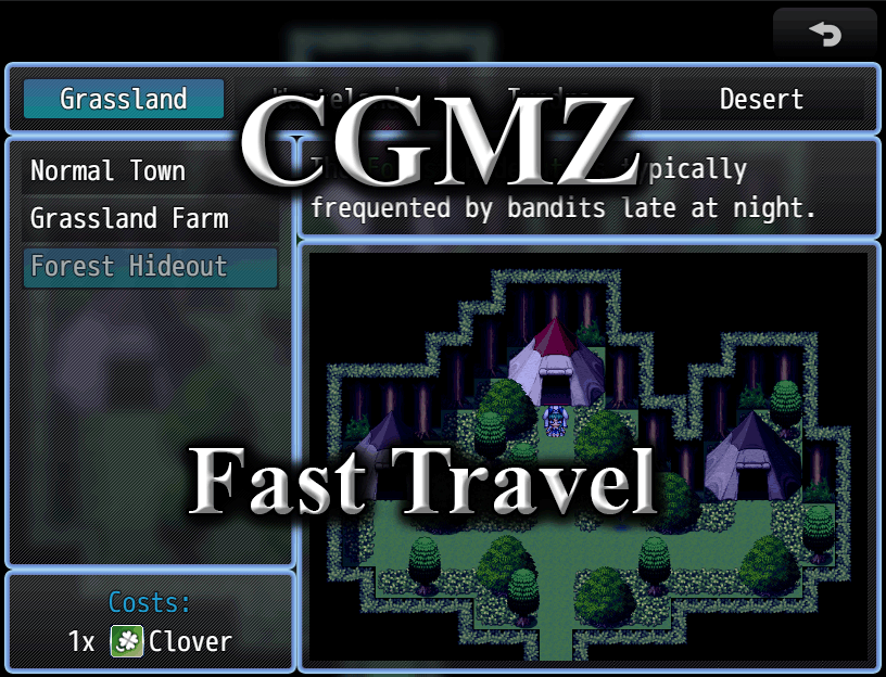 Games like [CGMZ] Fast Travel for RPG Maker MZ