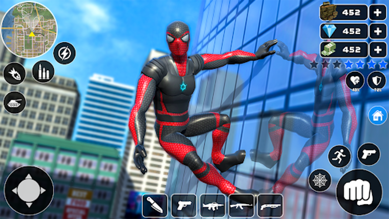 Spider Ninja Rope Hero Game screenshot