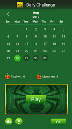 Spider Solitaire screenshot