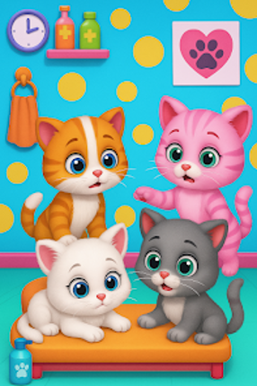 Cute Cat Care and Babyshower Image