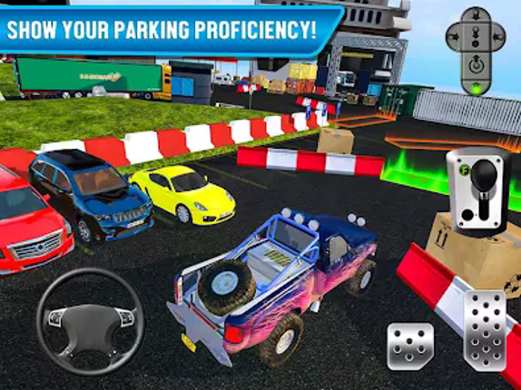 Ferry Port Trucker Parking Sim Image