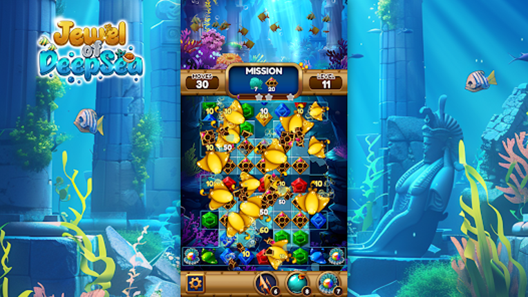 Jewel of Deep Sea: Match3 Game screenshot