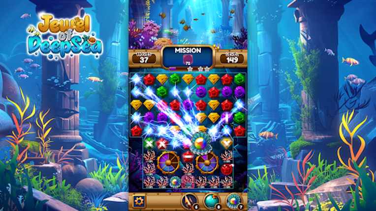 Jewel of Deep Sea: Match3 Game screenshot