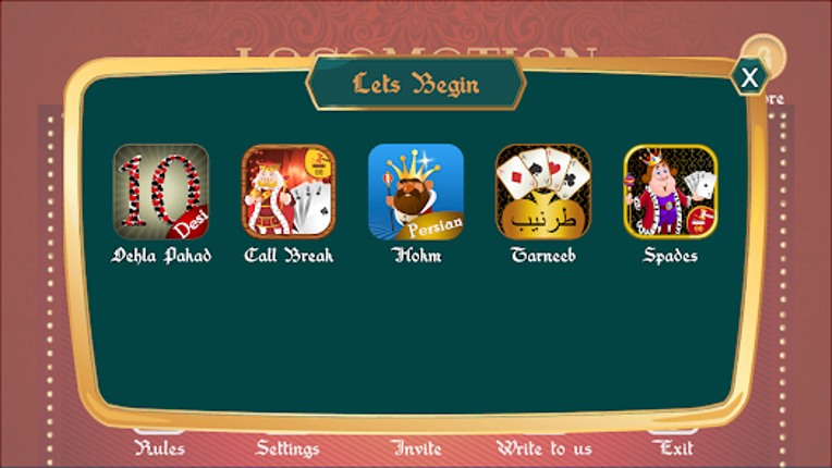 Dehla Pakad, Call Break, Hokm, screenshot