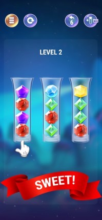 Gem Sort IQ Ball Color Puzzle screenshot