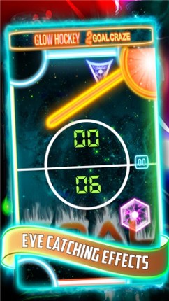 Glow Hockey 2 Goal Craze for iPhone and iPod Image