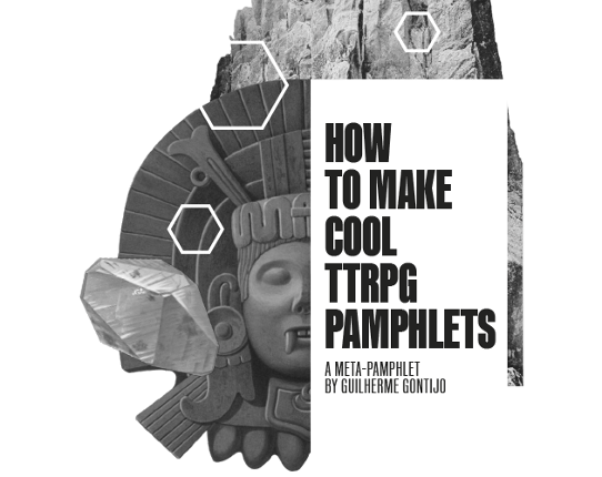 How to make cool TTRPG pamphlets Game Cover