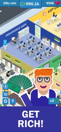 Idle Bank Office screenshot