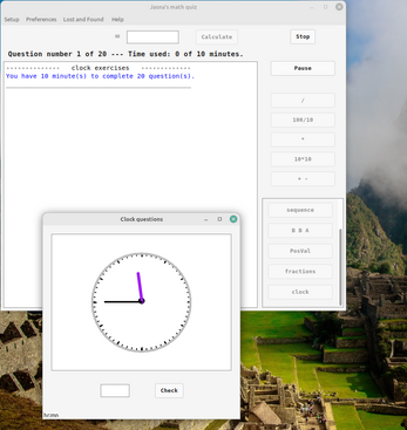 Jasna's Math Quiz screenshot