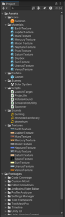 Solar System Model screenshot