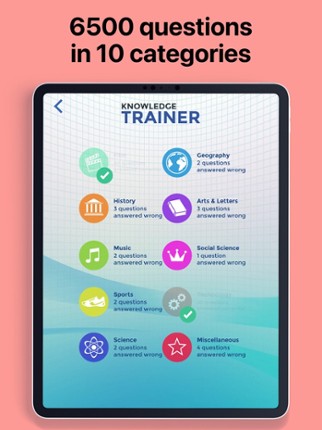 Trivia: Knowledge Trainer Quiz screenshot