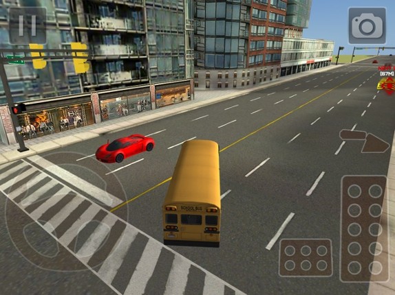 Crazy School Bus Driver Image