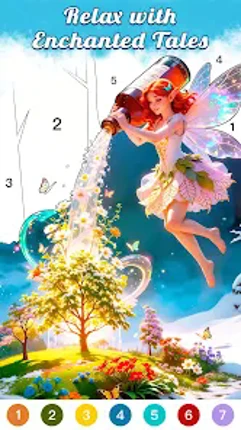 Color Tales Cozy Coloring Book screenshot