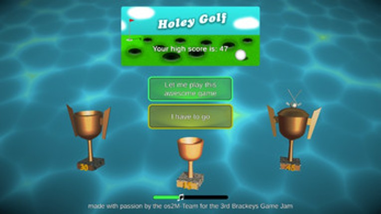 Holey Golf - Brackeys GameJam #3 screenshot
