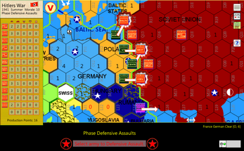 Hitler's War Boardgame - Computer Version Image