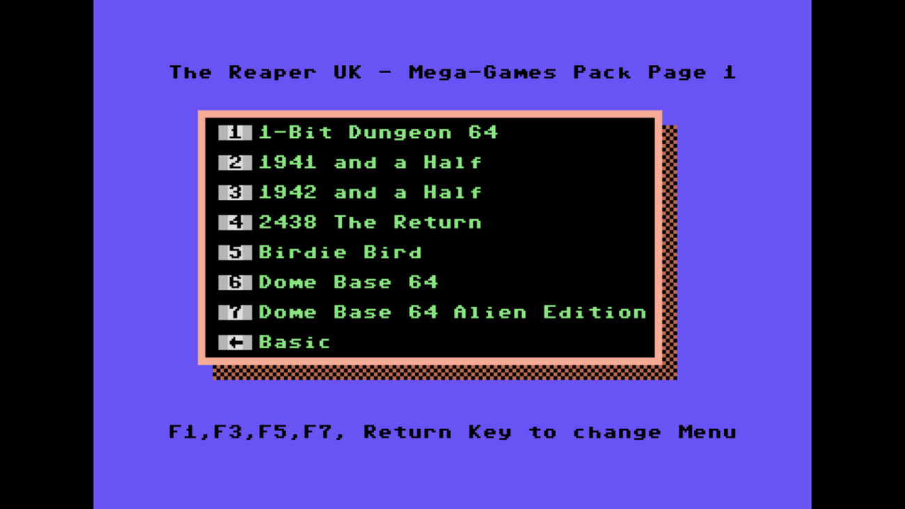 Games like Reapers Mega Cartridge Image C64 - 25 Games