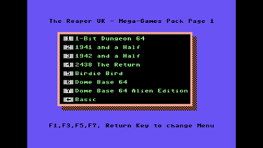 Reapers Mega Cartridge Image C64 - 25 Games Image