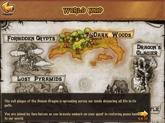 Hero's Way screenshot