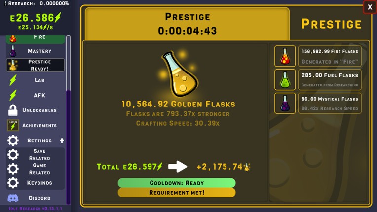 Idle Research screenshot