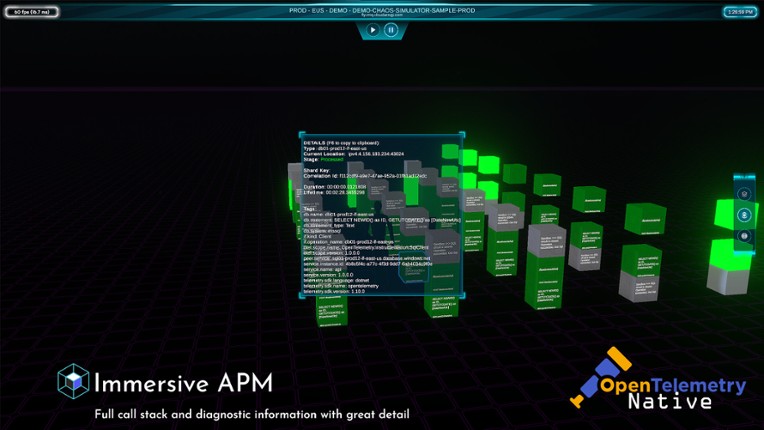 Immersive APM screenshot