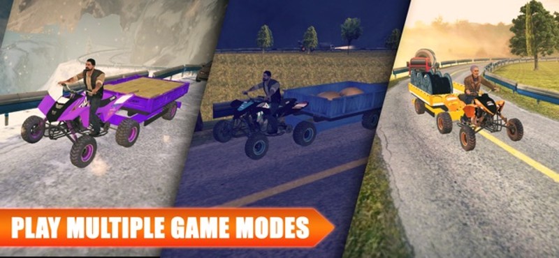 Offroad QuadBike Transport Sim screenshot