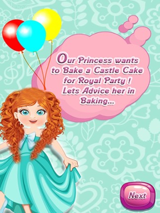 Princess Palace Cake maker - Bake a cake in this crazy chef parlour &amp; desserts cooking game Image