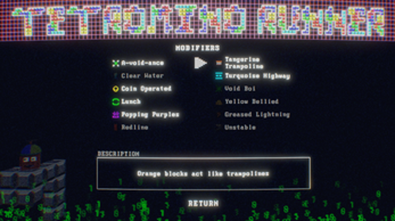 Tetromino Runner screenshot