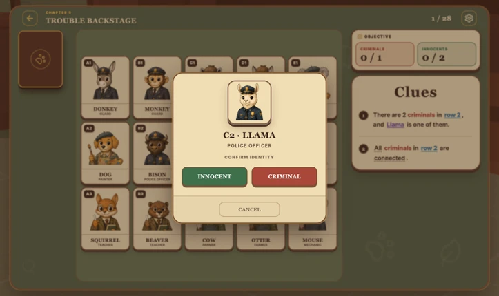 The Clues screenshot