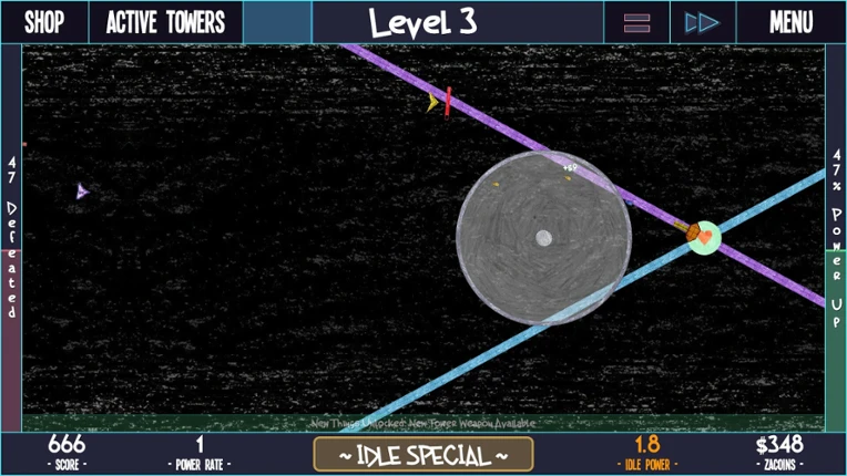 ZaciSa: Idle Defense! screenshot