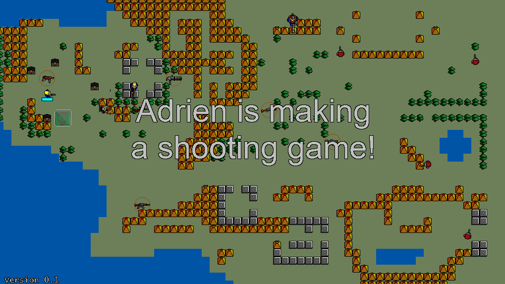 Games like Adrien is making a shooting game!