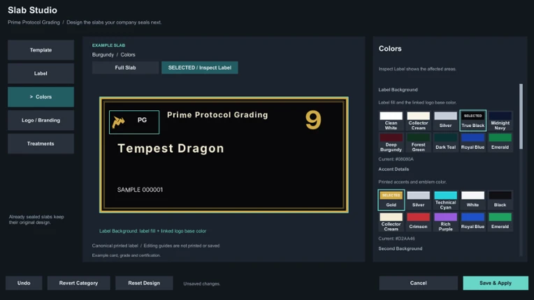 Card Grading Simulator screenshot
