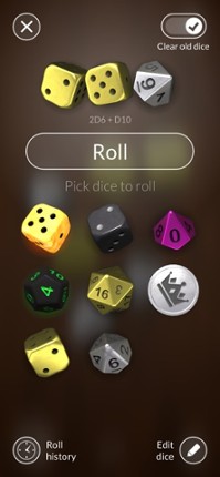 Dice Bag - 3D dice Image