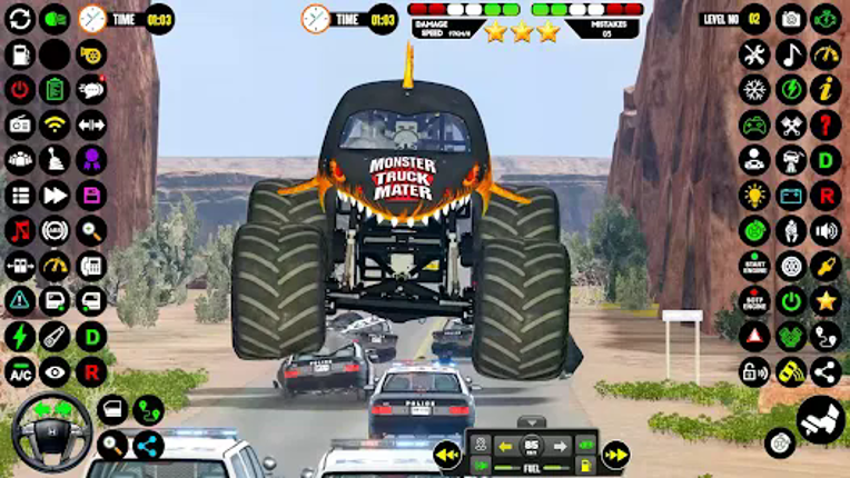 Extreme Monster Truck Game 3D screenshot