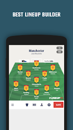 LINEUP11: Football Lineup screenshot