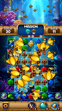 Jewel of Deep Sea: Match3 Game screenshot