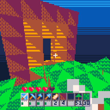 Linecraft - A Minecraft Demake Image